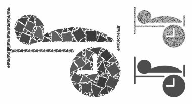 Ani elementlerin uyku zamanı kompozisyon simgesi