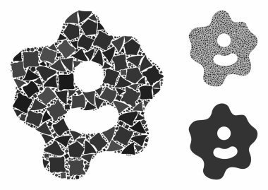 Tüberöz Parçaların Ameba Bileşimi Simgesi