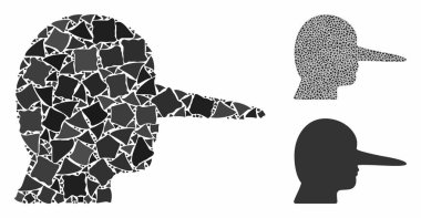 Yalancı Mozaik Eşitsiz Parçalar Simgesi