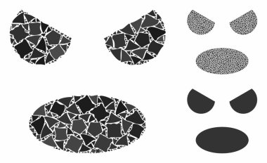 Çığlık Gülen Parçalar Kompozisyon Simgesi