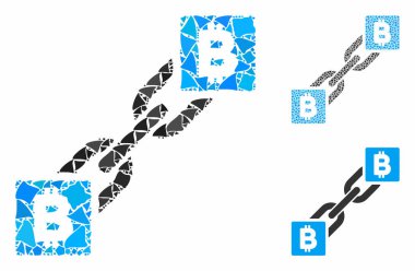 Bumpy Elementlerinin Bitcoin engelleme zinciri Bileşimi Simgesi