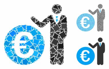 Avrupalı ekonomist Ani Elementlerin Kompozisyon Simgesi