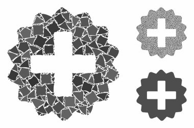 Tümsek Parçalarının Kompozisyon Simgesi Oluştur