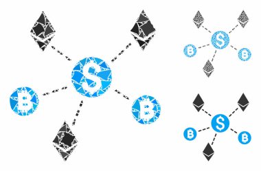 Tüberöz Elementlerin Şifreleme Ağı Mozaik Simgesi