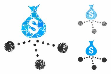 Para dağıtım Bileşimi Tremulant Parçalarının Simgesi
