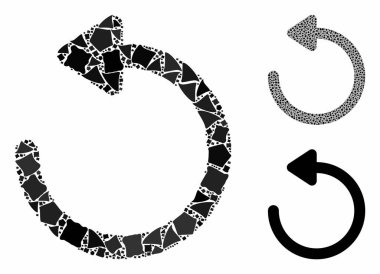 Titrek Parçaların Sol Kompozisyon Simgesini Döndür