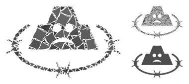 Üzgün hapishane, Trembly Pieces Mozaik Simgesi