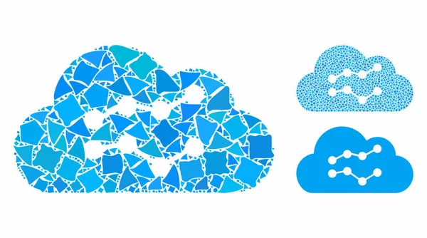 Bulut Grafikleri Oluşturulmamış Parçaların Kompozisyon Simgesi