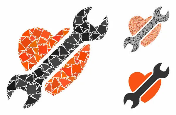 Kalp Cerrahisi Eşitsiz Parçalar Simgesi