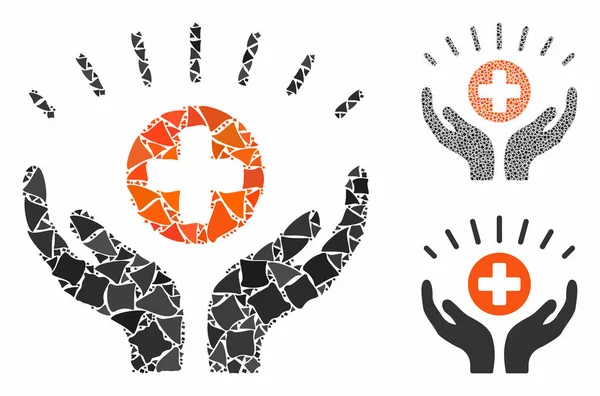 Joggly Parçalarının Tıbbi Refah Kompozisyon Simgesi