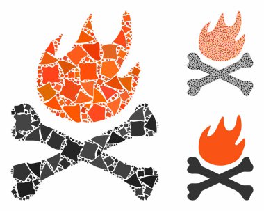 Kemik Cehennemi Kompozisyonu Tremulant Parçalarının Simgesi