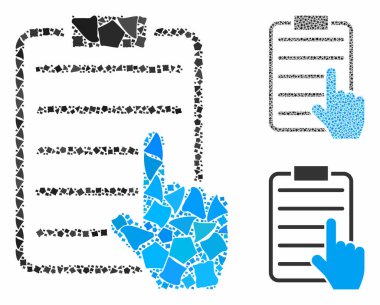 Kaba Ögelerin Mozaik Simgesini Seç