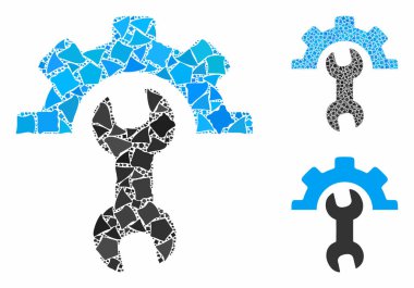 Servis araçları Ani Ögelerin Bileşimi Simgesi