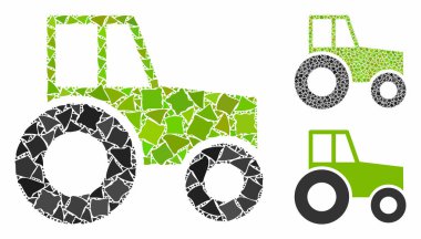 Tekerlekli traktör bileşimi Titrek Parçalar Simgesi