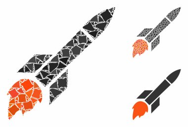 Kaba Ögelerin Füze Uçuş Bileşimi Simgesi