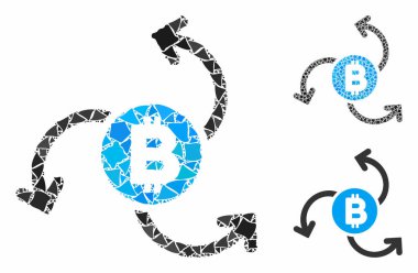 Bitcoin kaynak girdabı Tremulant Ögelerinin Mozaik Simgesi