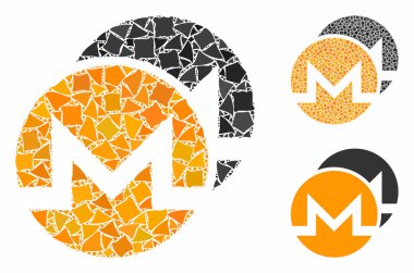 Monero Madeni Paralar Kompozisyonu Tremulant Parçalarının Simgesi