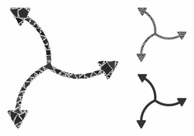 Girdap Okları Tüberöz Ögelerin Mozaik Simgesi