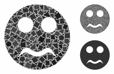 Serious smiley Composition Icon of Tremulant Parts