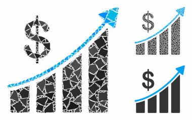Sales Composition Icon of Tuberous Pieces