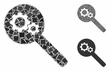 Titrek Parçaların Mozaik Simgesi AraName