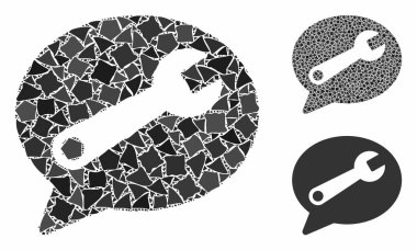 Titreşimli Elementlerin Servis Mesajı Bileşimi Simgesi