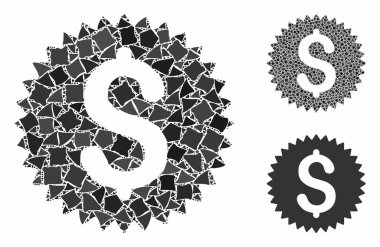 Engebeli Parçaların Mali Mühür Bileşimi Simgesi