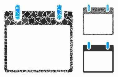 Boş takvim yaprağı Bileşimi Tüberöz Parçalarının Simgesi