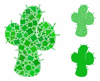 Unequal Ögelerin Cacti Mozaik Simgesi