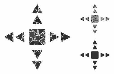 Yönlendirme üçgenleri Eşitsiz Elemenlerin Bileşimi Simgesi