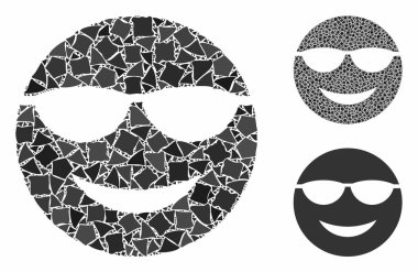 Güneş gözlükleri Düzensiz Elementlerin Mozaik Simgesi