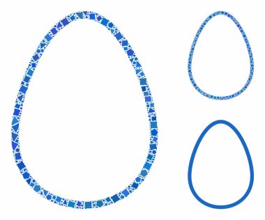 Raggy Elementlerinin Yumurta Bileşimi Simgesi