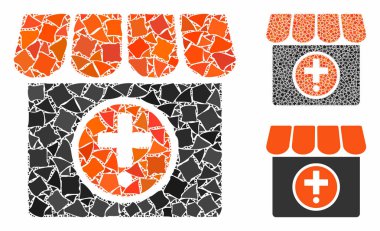 Trembly Ögelerinin Eczane Mozaik Simgesi