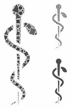 Tüberöz Parçaların Tıbbi İğne Bileşimi Simgesi