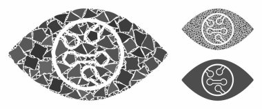Sayısal göz merceği bileşimi Pürüzlü Parçalar Simgesi
