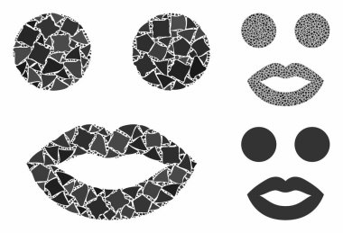 Lady Smiley Tremulant Ögelerinin Kompozisyon Simgesi