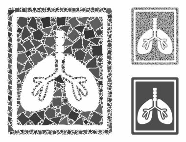 Akciğerler florografi Kompozisyon Eşitsiz Parçalar Simgesi