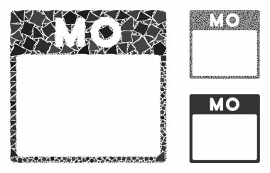 Pazartesi takvim sayfası Eşitsizliğin Simgesi