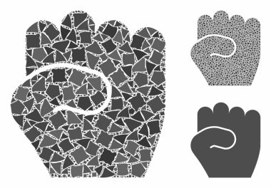 Eşitsiz Ögelerin Yumruk Bileşimi Simgesi