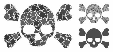 Kafatası, Tüberküloz Parçalarının Mozaik Simgesi