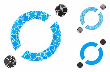 Tüberöz Parçaların Mozaik Simgesi Düğüm bağlantısı