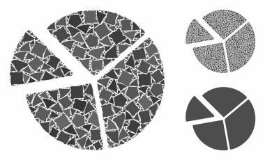 Kaba Ögelerin Mozaik Simgesi Grafiği