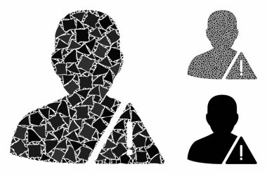 Joggly Parçalarının Mozaik Simgesini Uyarıcı