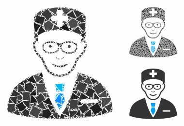 Düzensiz Ögelerin Baş Hekimi Mozaik Simgesi