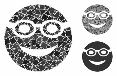 Ragged Pieces 'ın Yüzücü Gülümseyen Kompozisyon Simgesi