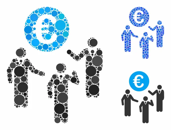 Çember Noktalarının Euro Kompozisyon Simgesi