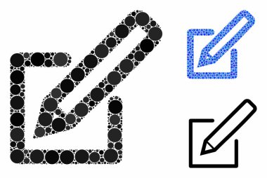 Yuvarlak Noktaların Kompozisyon Simgesini Düzenle