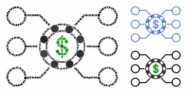 Çemberlerin Kumarhane Çipi Bileşimi Simgesi