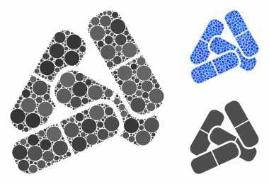 Haplar Çember Noktalarının Mozaik Simgesi