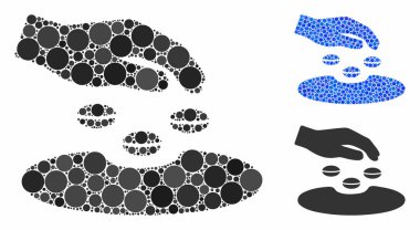 Küresel Ögelerin Tohum Bileşimi Simgesi